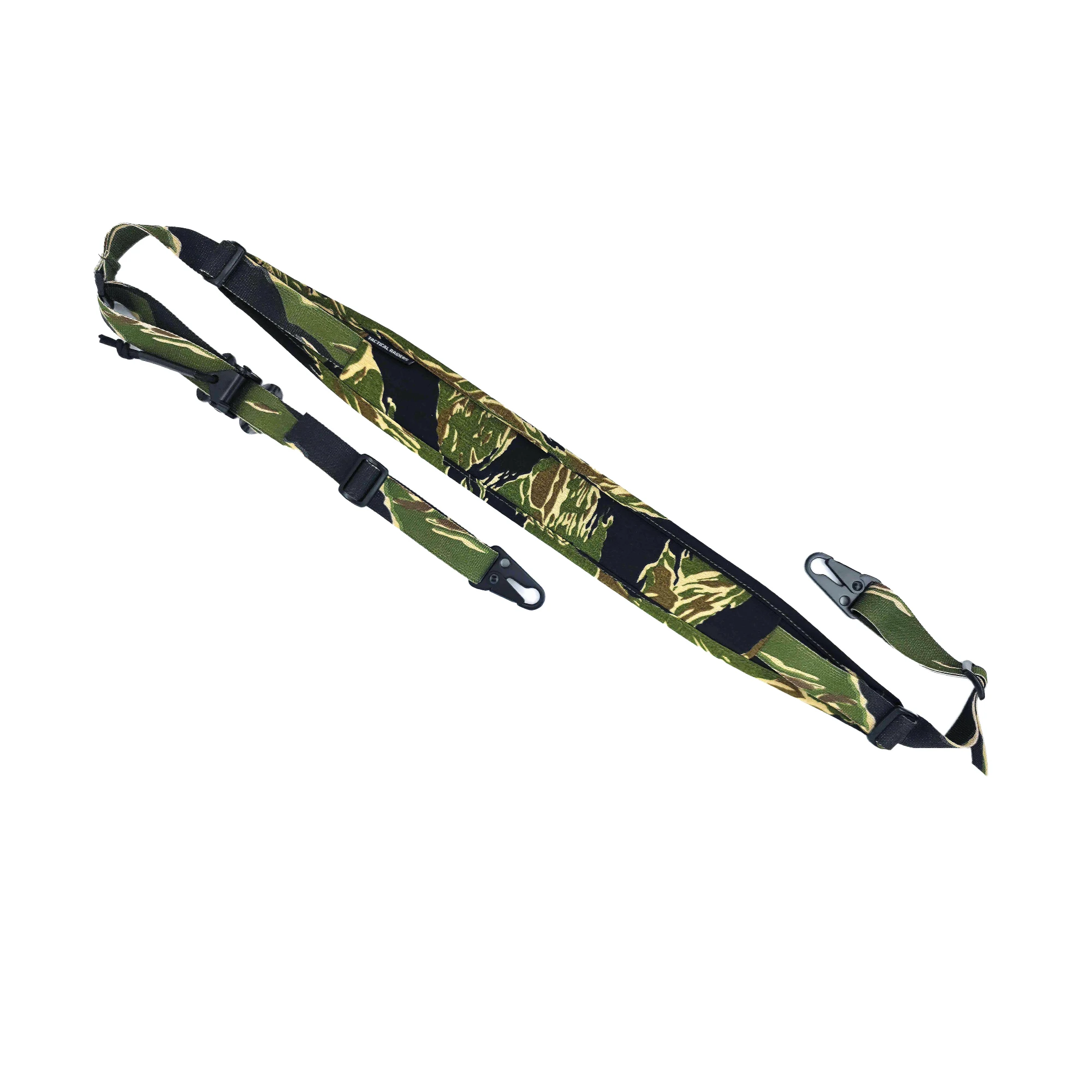 Green Tiger Pattern Camo SLINGSTER Green Tabby Camo Tactical Strap Two-Point Modular Rifle Quick Adjustable Sling