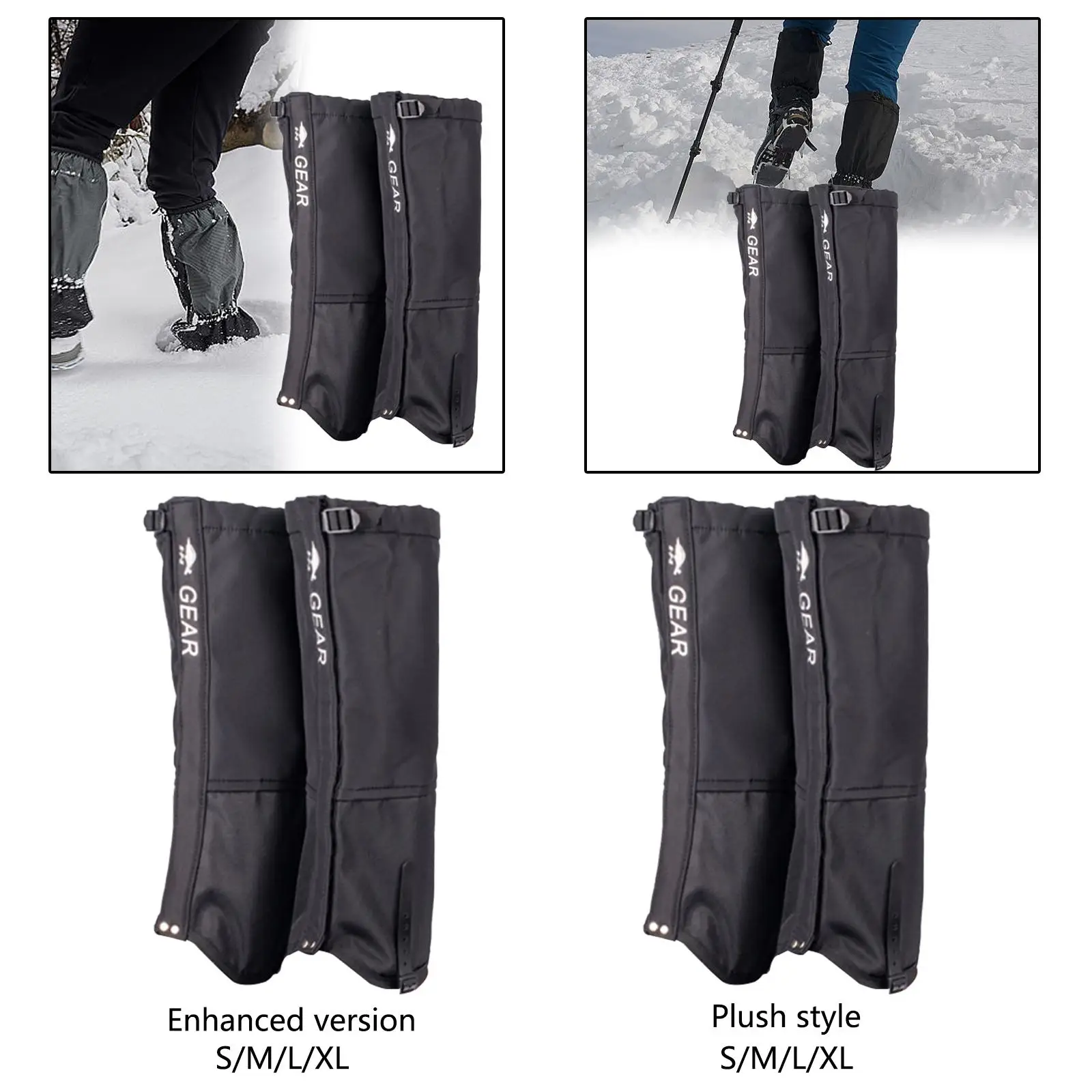 

Гетры для ног, зимние гетры, водонепроницаемая дышащая обувь, походные гетры, защита для ног для прогулок, взрослых, мужчин, женщин, спорт на открытом воздухе