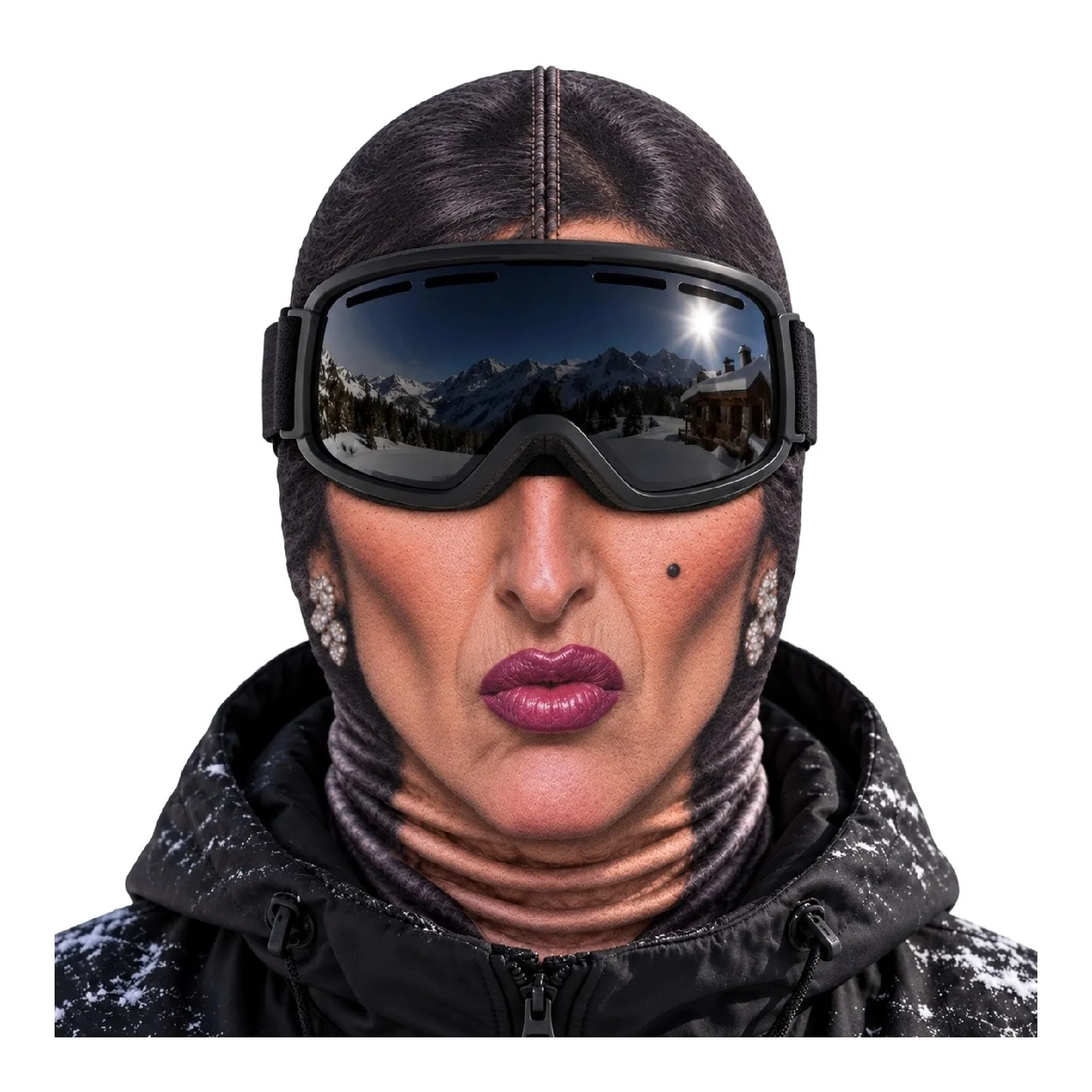 Funny 3d Balaclava Men Women Realistic Face Mask Cosplay Party Headgear Full Cover Novelty Hood Outdoor Funny Men Women 2026