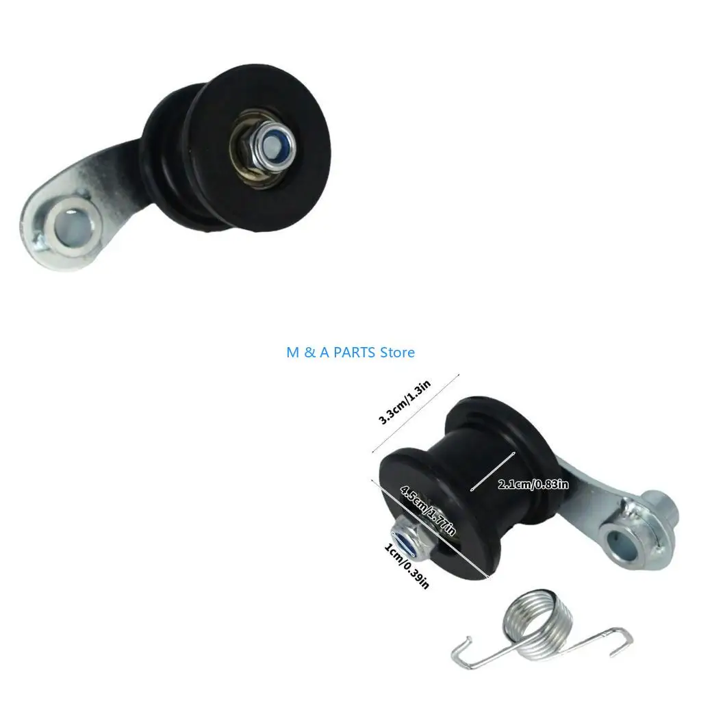 

U1JF Strong Strength Chain Adjuster Roller Pulley Slider Tensioner with Spring Wheel Guide for Dirt Bike ATV Motorcycle MB165