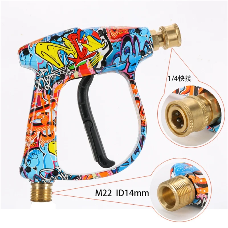 

SEWS-Pressure Washer Water Gun For Car Cleaning Hose Connector For Karcher Nilfisk Parkside Quick Connector Nozzles