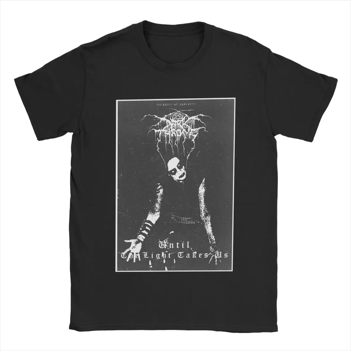 Darkthrone Transilvanian Hunger T-Shirt for Men Music Band Funny Cotton Tees Casual Round Neck Short Sleeve Plus Size T Shirts