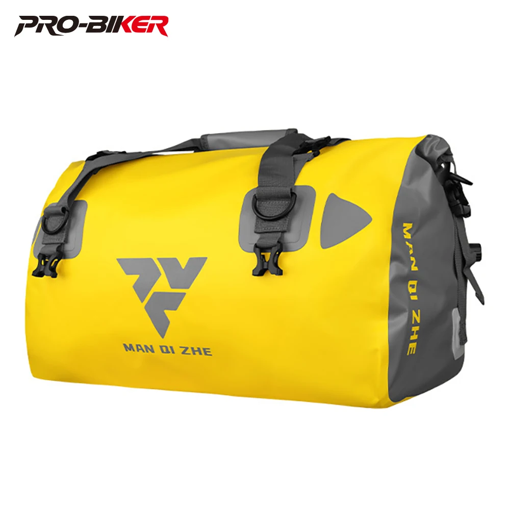 

Yellow Motorcycle Backpack Wearable Borsa Moto Posteriore Large Space Motorcykl Saddlebags Windproof And Rainproof Mochila Moto