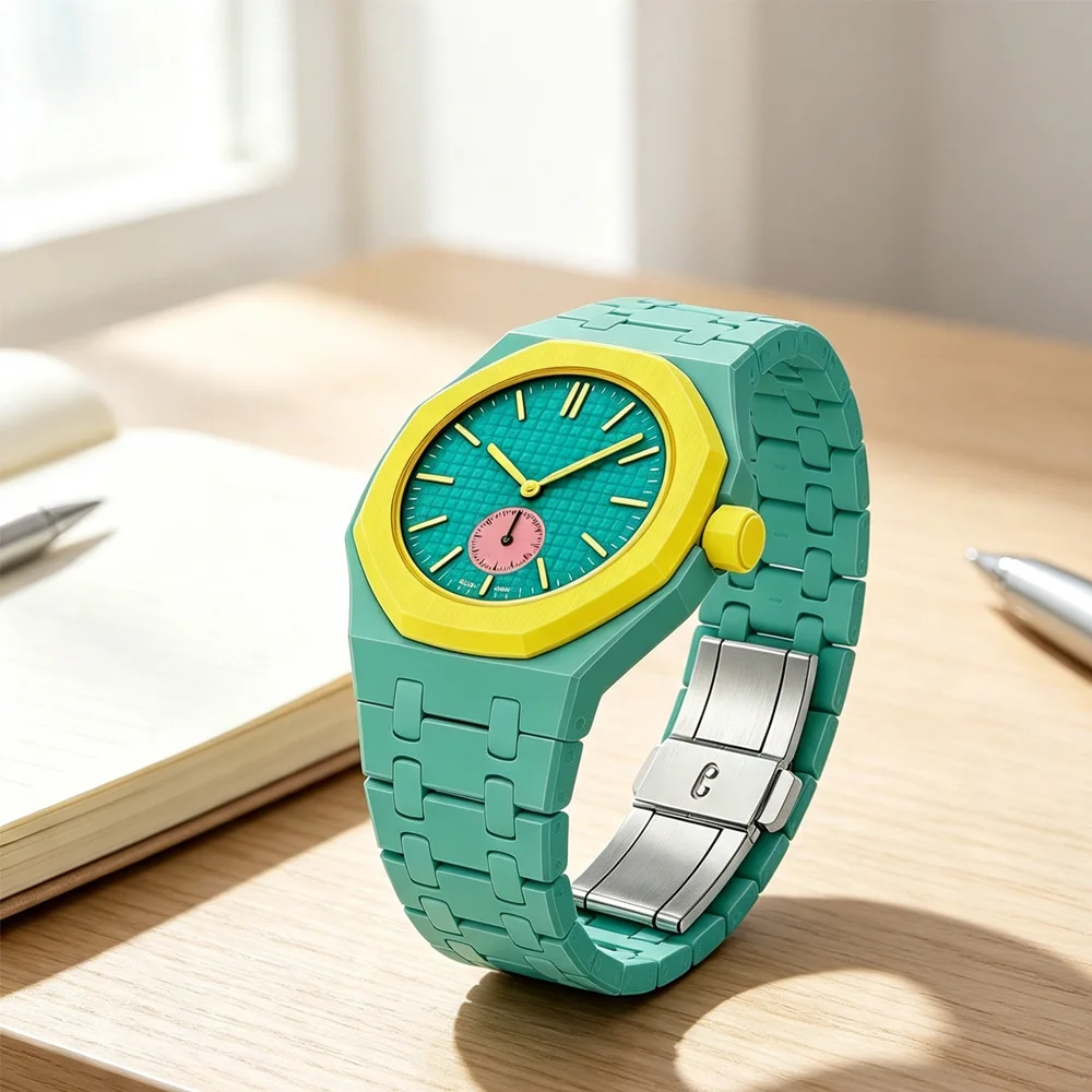 Bioceramic Band＋Case For Swatch x AP Royal Pop Modification Kit Breathable Strap Biomaterials Bracelet For Royal Pop Correa Belt