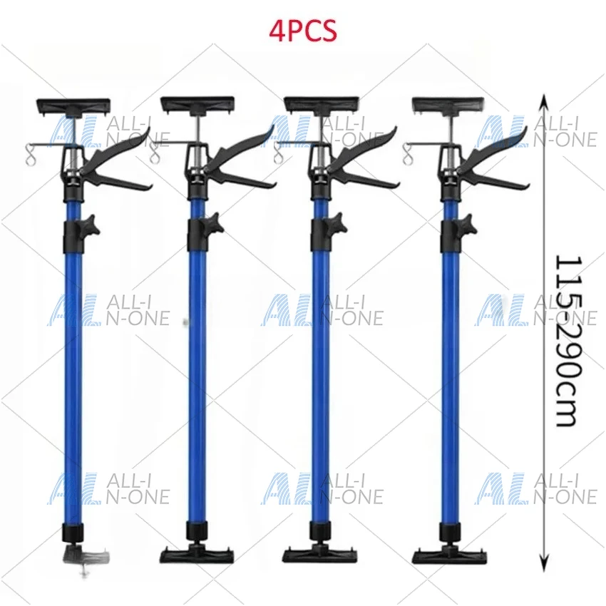 Super High115-290cm Woodworking Telescopic Support Rod Wooden Ceiling Door Frame Raise Lifter Labor-Saving Arm Jack