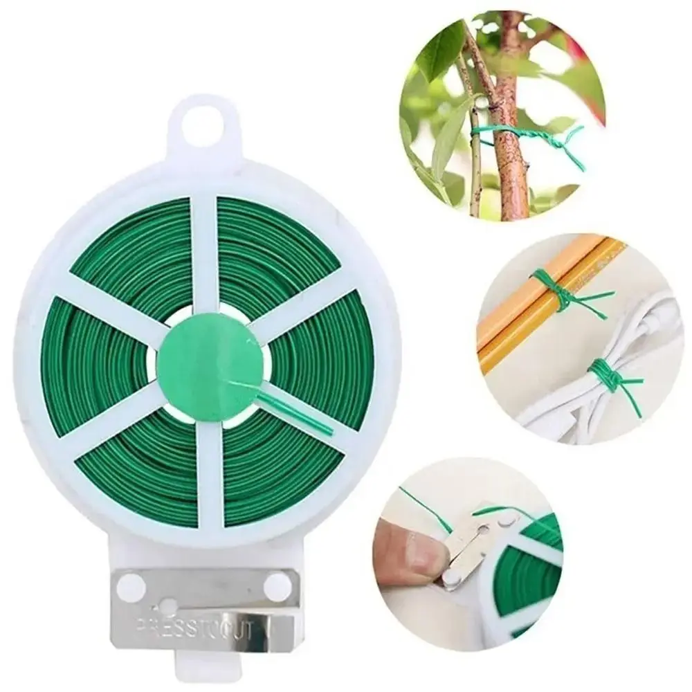 50/100/200m Garden Cable Ties Plant Twist Ties Plant Climbing Lines Power Wire Loop Tape Flower Plant Support Strap Tie