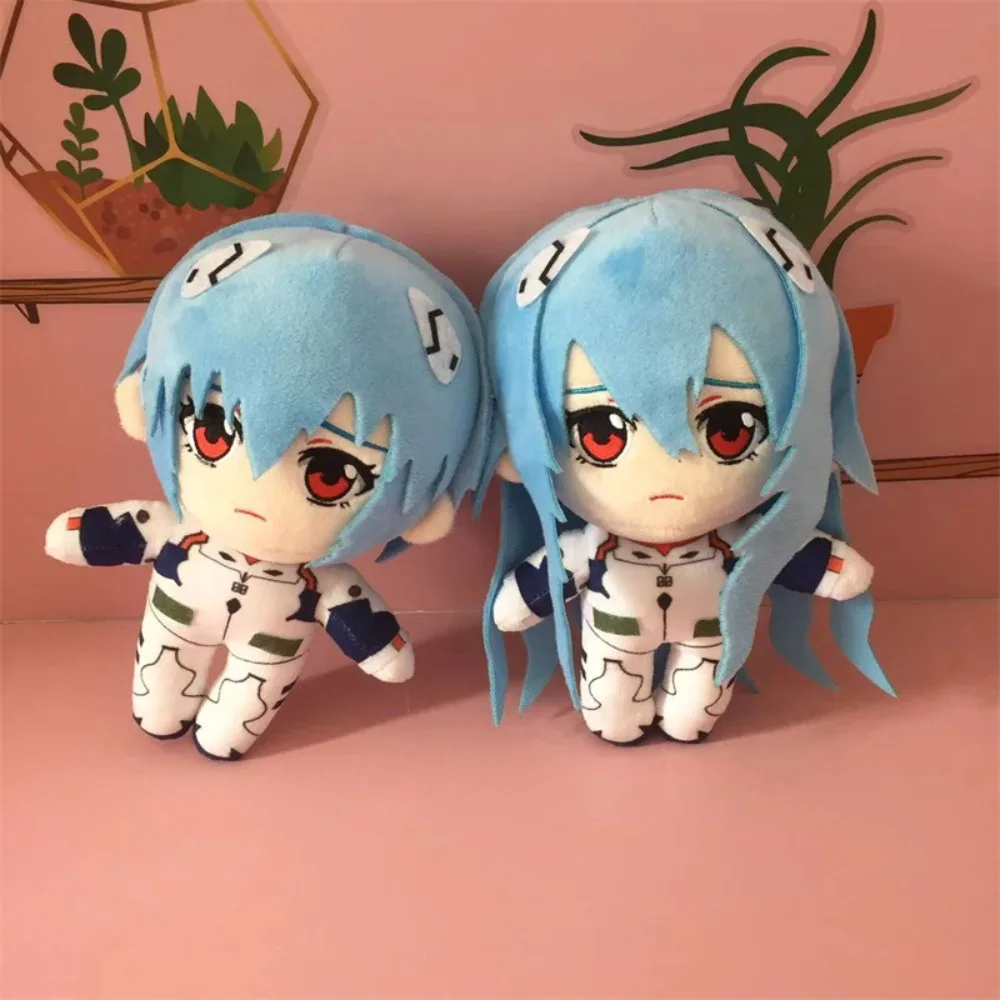 

Neon Genesis Evangelion Plush Doll Ayanami Rei Anime Peripheral Doll Companion Doll Keychain School Bag Hanging Chain