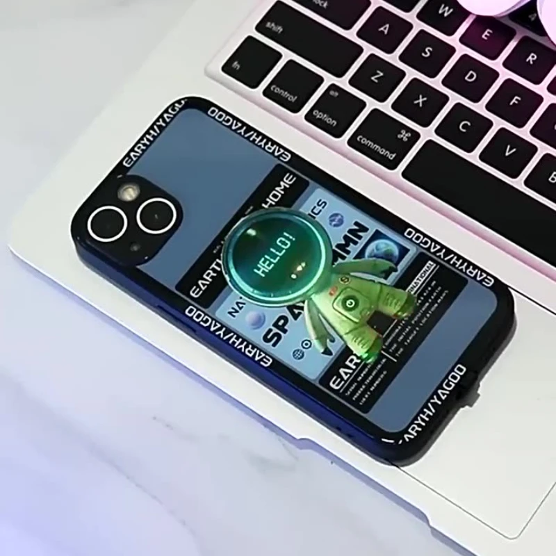 

Design Sound Control LED Flash Cases Luminous Phone Case for Samsung S24 S23 S22 S21 S20 FE Note 10 20 Plus Ultra Series