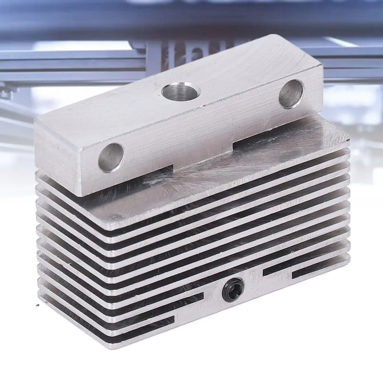 Hot End Heat Sink Aluminium Alloy 3D Printer Extruder Hot End Heat Dissipation Block for Neptune4