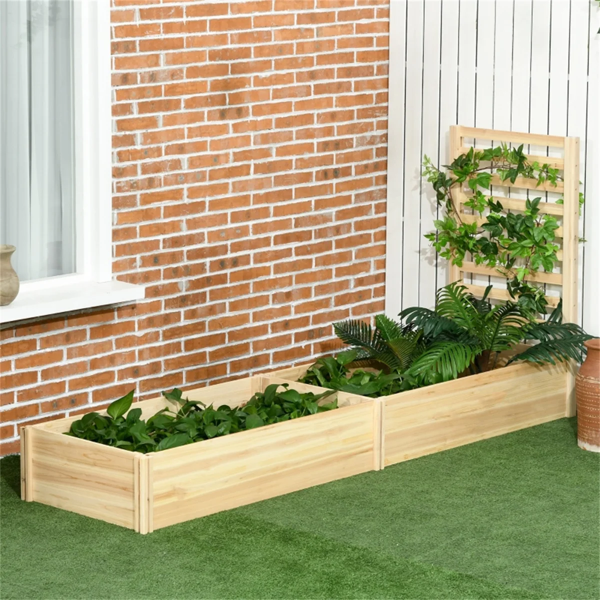 

Wooden Planter、Flower shelf,Wood Planter Box