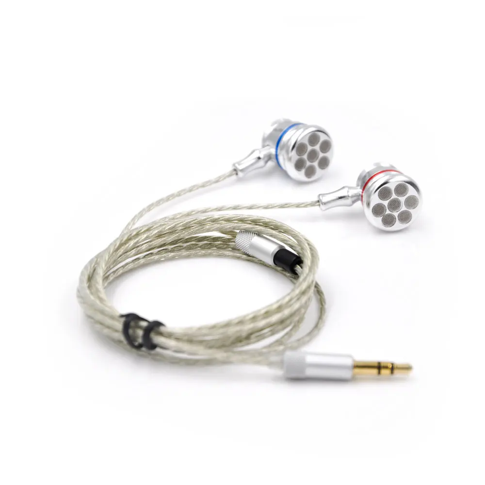 MusicMaker TONKING TY2 Dual Dynamic 2DD HiFi Monitor DJ Music Studio Flat In-Ear Earphone for Audiophile Audience