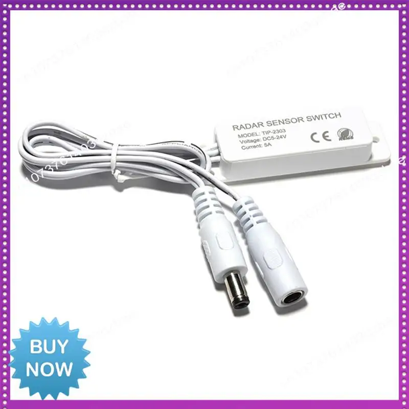 Hot Ltem DC 5-24V 5.8G Microwave Radar Sensor Switch Controller Human Body Induction Switch For PWM LED Monochrome Bar Light