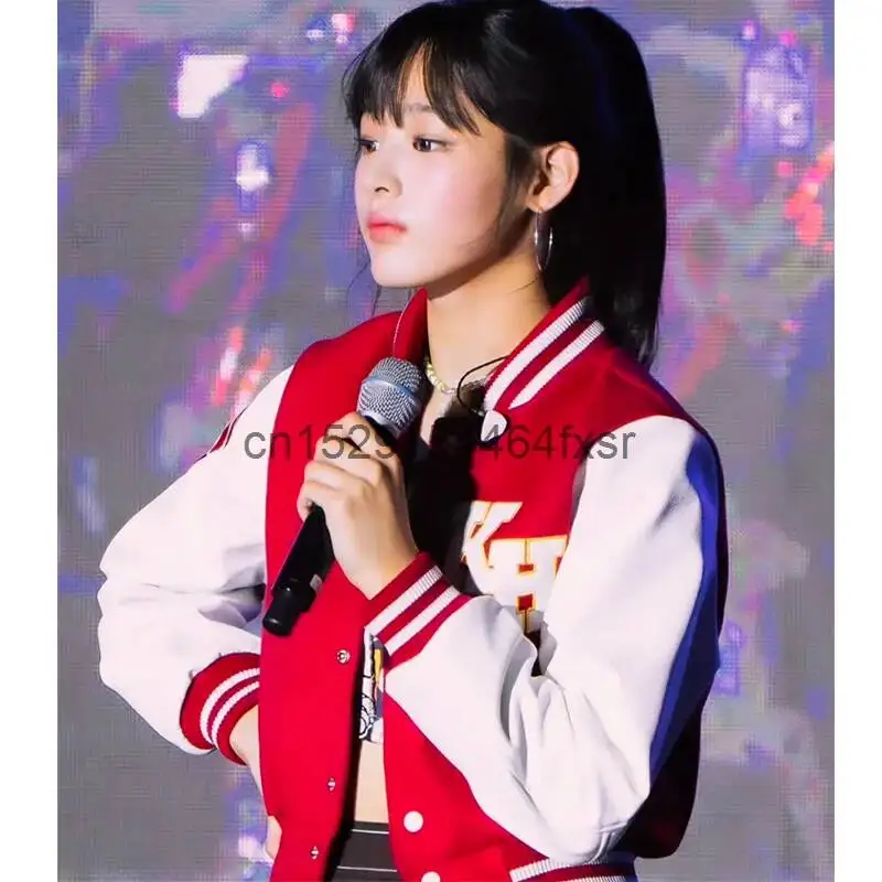

Jazz Korean Adult's Dance Group Street Dance Jazz Performance Costume, Singing Costume, Dance Baseball Suit Jacket