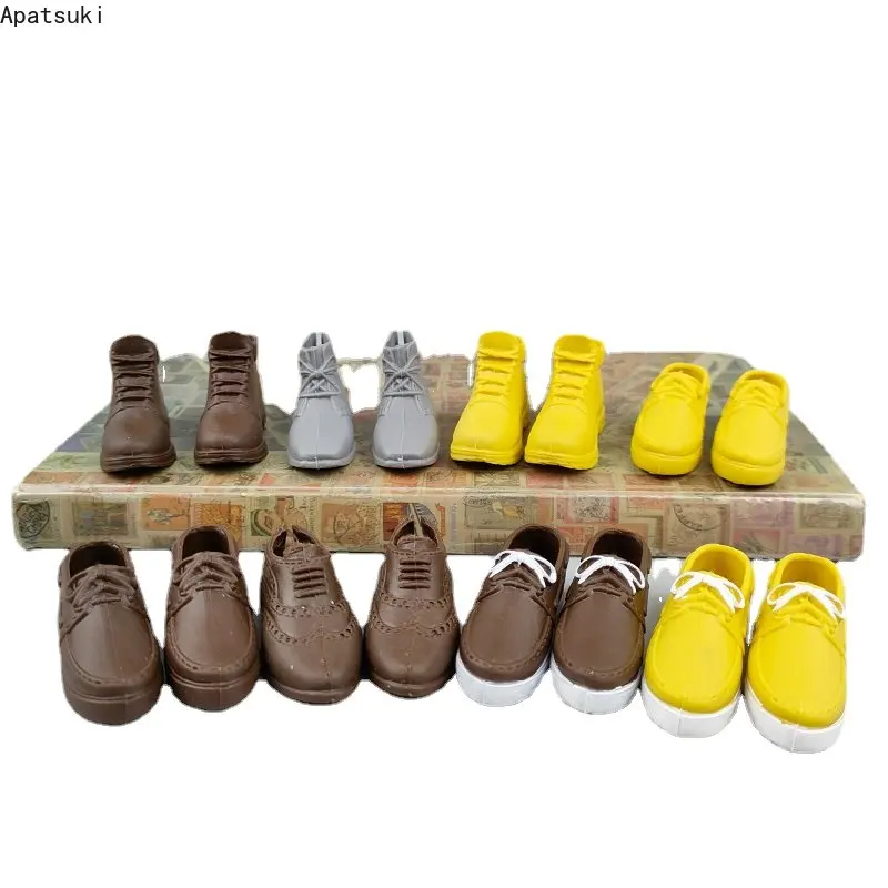 1:6 moda sapatos de boneca para ken menino boneca tênis para o namorado da barbie príncipe ken men 1/6 bonecas acessórios brinquedos