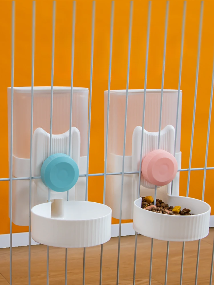 Feeder Hanging Large Capacity Cage Automatic Dog Water Fountain Kettle Cat Hanging Cage Water Dispenser