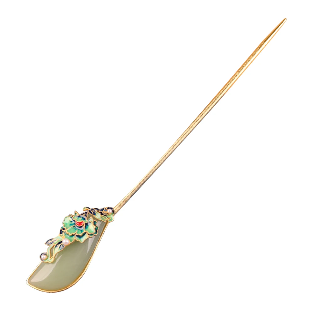 

Elegant Sticks Pearl Chopsticks Women Bun Stick Flower Pin Chinese Accessories Durable Comfortable Wedding Party Prom Night Out