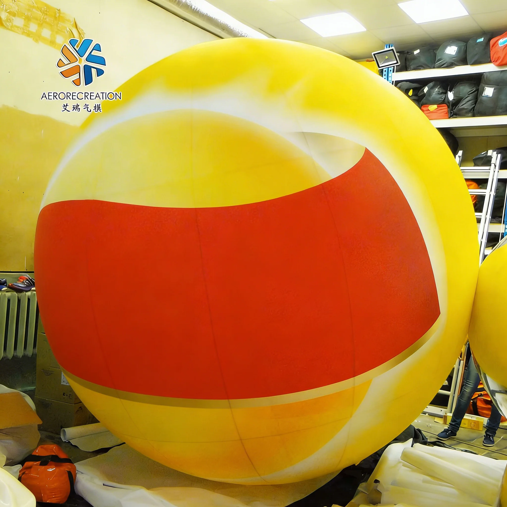 Customized Giant Inflatable Helium Balloon World Game Decoration Light Advertising Inflatable Helium Parade Floats Ball
