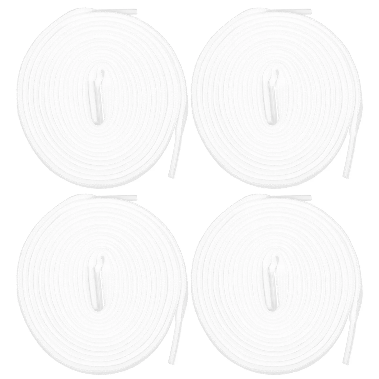 

4Pairs Shoe Laces Flat Polyester Replacement Wide Shoestring for Sneakers Sports Shoes Outdoor Casual Shoe Accessories