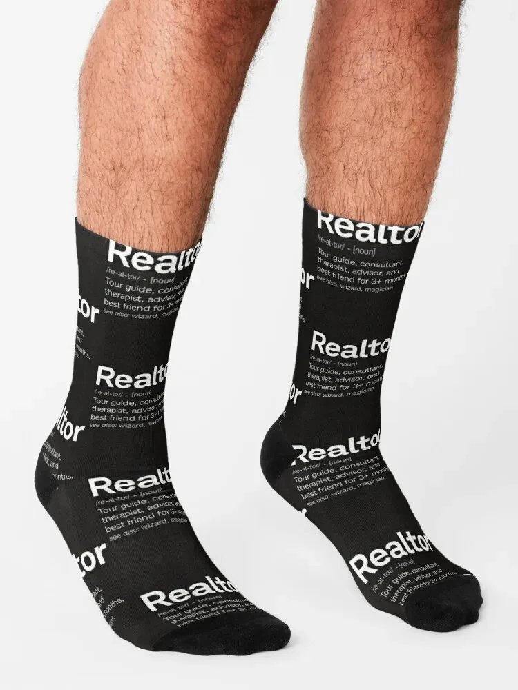 Realtor Definition Socks christmas gift gifts Women\'s Socks Men\'s