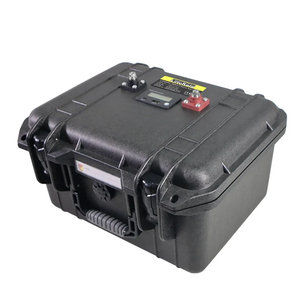 LiitoKala 12v/12.8V 150AH LiFePO4 Battery 4s Multifunctional Portable suitcase for Camp Inverter Car lighter Batteries Charger