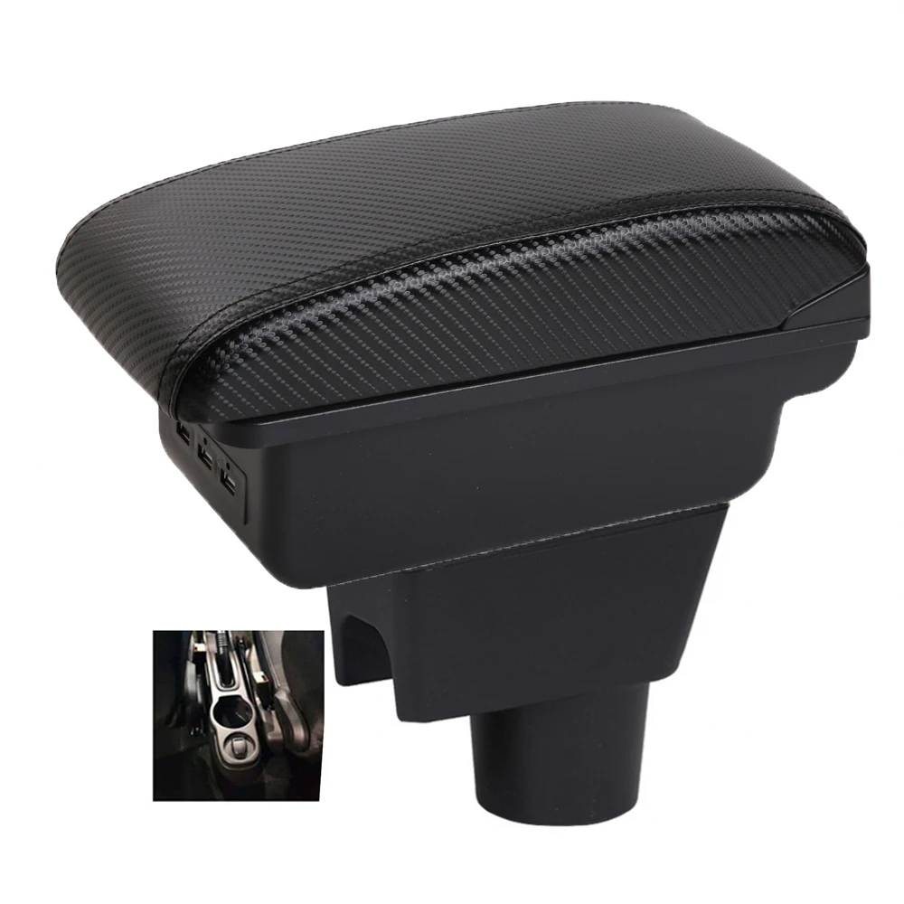 Car Duster Terrano3 Dacia Duster central armrest storage box elbow support for drivers and passengers