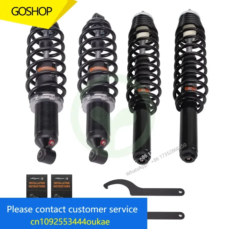 Front Rear Shocks Coilover Struts for Polaris Sportsman 500 4x4 2006-2012 /700 /800 | ATV Suspension