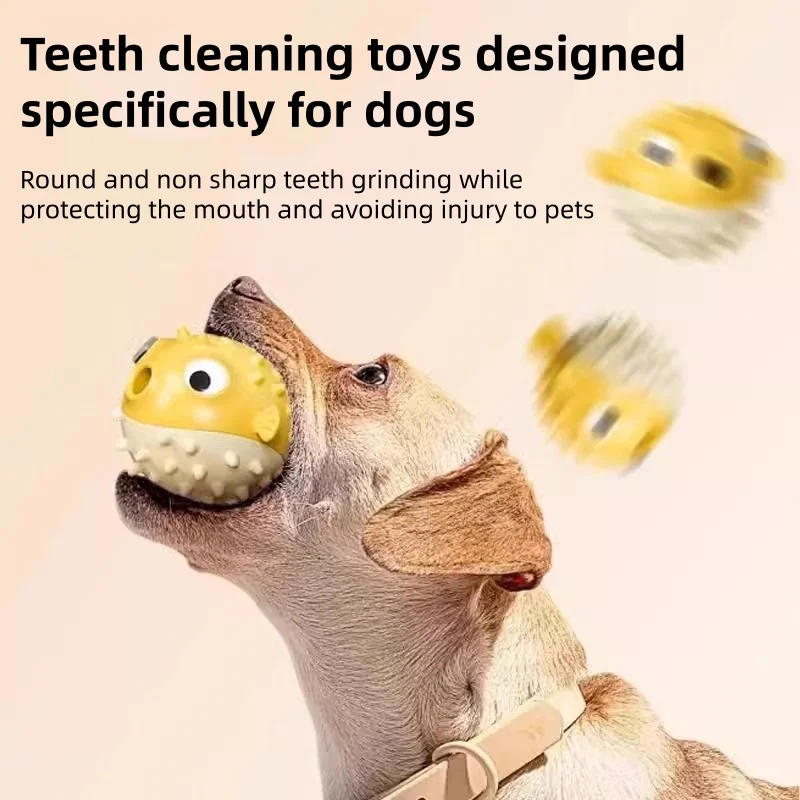 Interactive Bouncing Fish Treat Dispenser Dog Toy Slow Feeder Puzzle Self Play Boredom Relief For Dogs And Cats Pet Toys Home