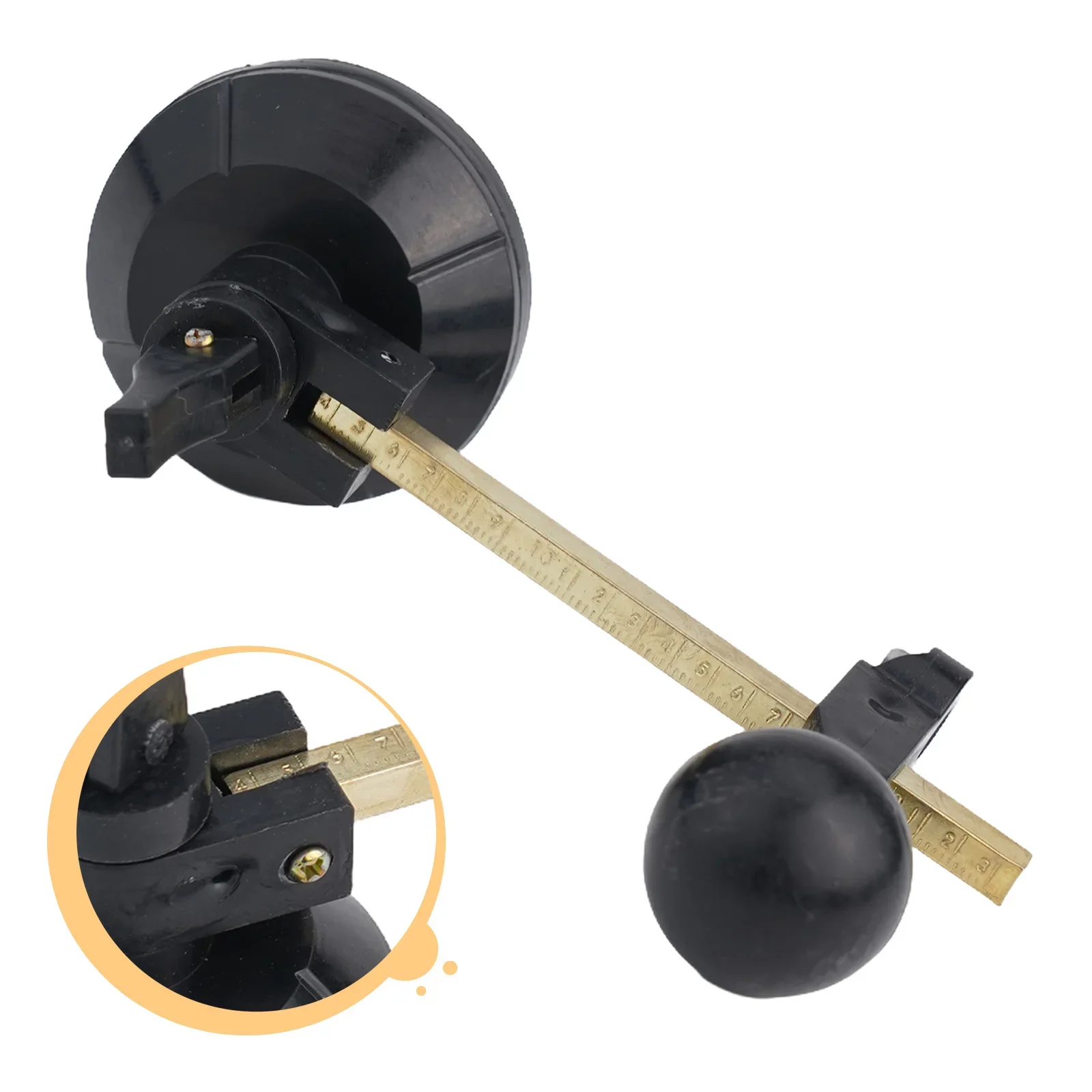 1 conjunto de cortador de vidro multifuncional, círculo com ventosa ajustável, ferramenta de construção, equipamento de oficina, acessórios de ferramentas manuais