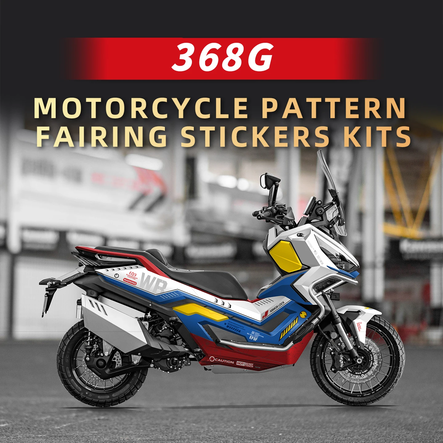 

For ZONTES 368G Motorcyle Pattern Fairing Stickers Kits Pasted On Body Paint Parts Area Accessories Decoration Stickers