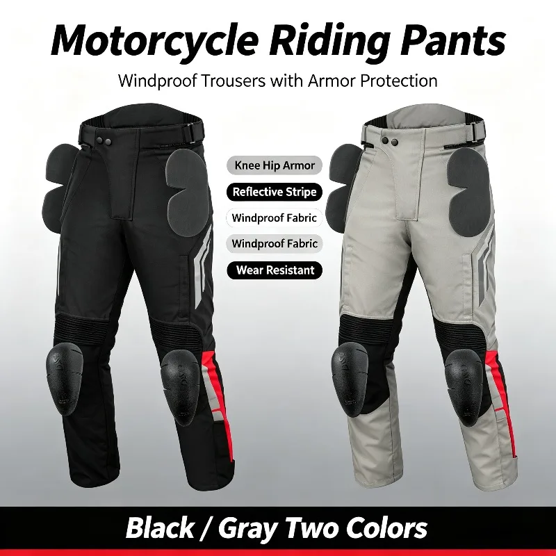 Men Women Autumn and Winter Windproof and Warm Anti-drop Motorcycle Locomotive Pants Removable Liner Universal in All Seasons