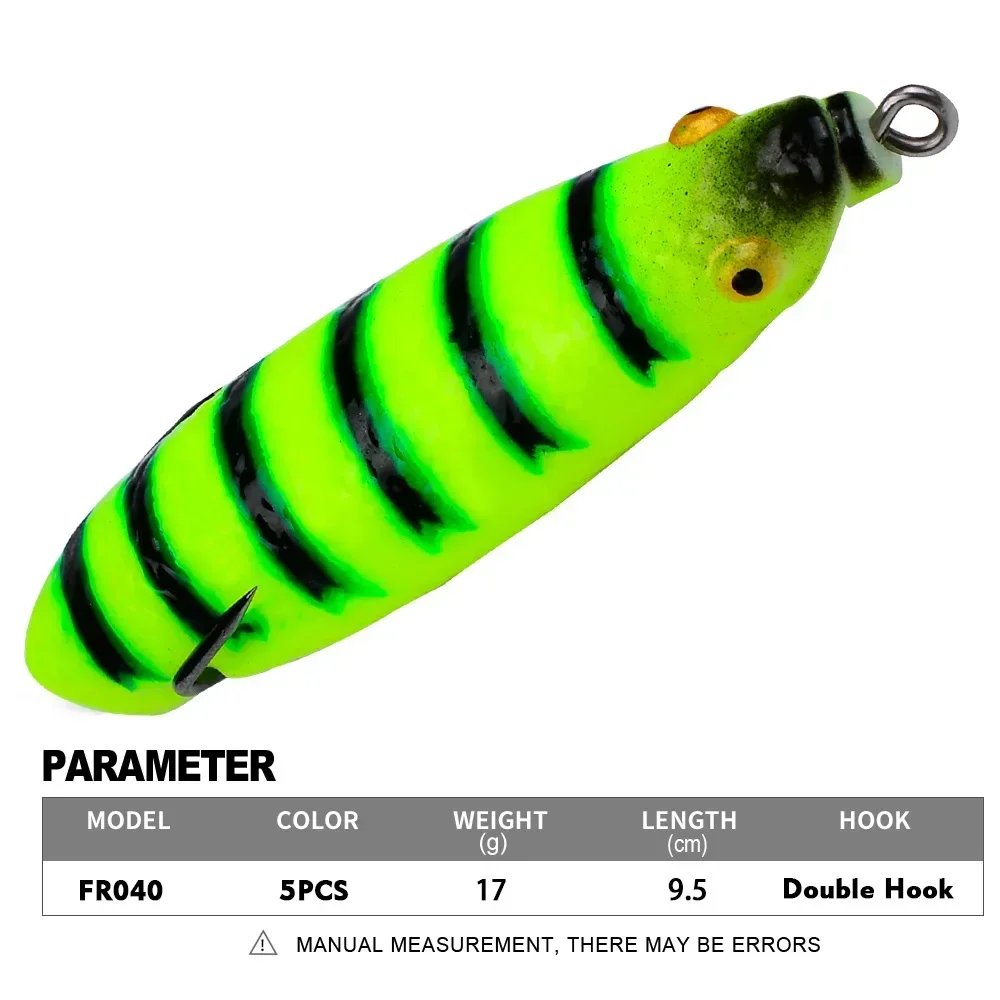 1 pz falso morbido esca da pesca simulazione esca 9 .5 cm17g modificato Wobbler artificiale ThunderFrog nuoto galleggiante cicala Pupa rana