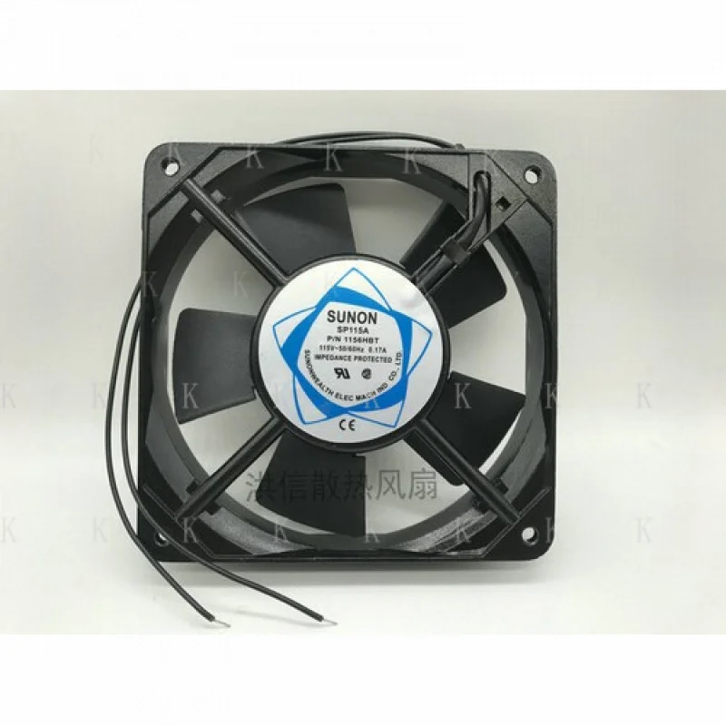 

C 1 шт. оригинальный для SUNON 12025 SP115A 1156HBT 115 В 0,17 А 120*25 мм 2-проводной бесшумный вентилятор
