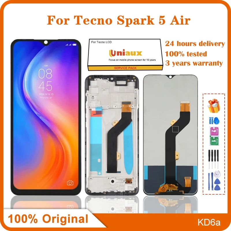 

For Tecno Spark 5 Air Mobile Phone LCD Screen Display assembly Touch Screen LCD Panel Replacement