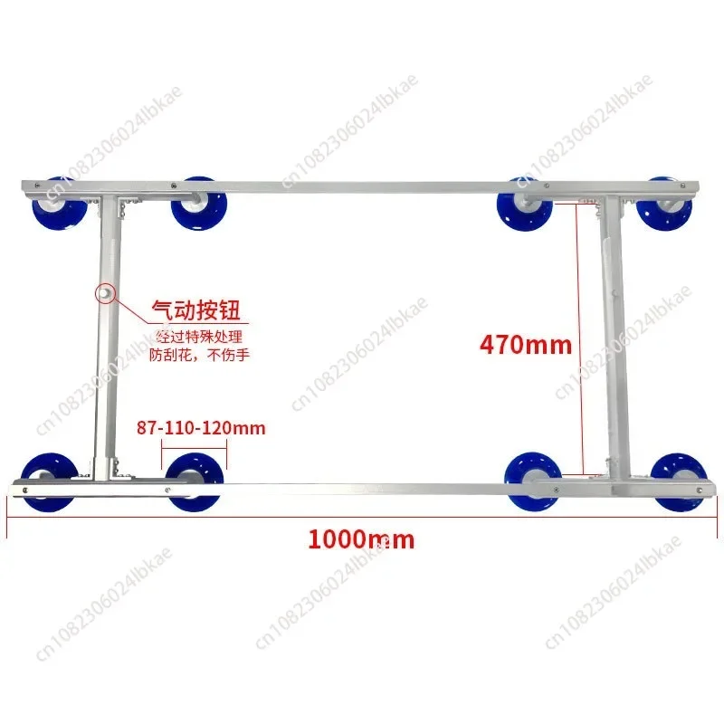 4 Suction Cup LED LCD TV Screen Sucker Glass Vacuum Sucker Vacuum Lifter TV Screen Sucker