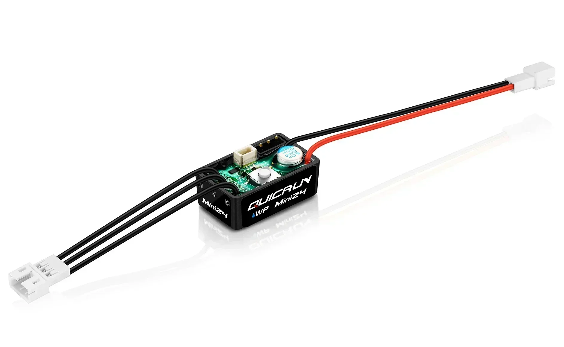Hobbywing QuicRun WP Mini24 25A Waterproof Brushed Brushless Mode Switchable ESC for 1/24 1/18 RC Crawler Car Model 1621 Motor