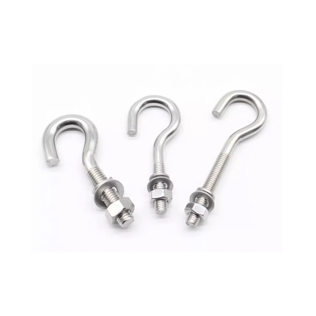 Parafuso / parafuso de gancho de ponto de interrogação de aço inoxidável 304
