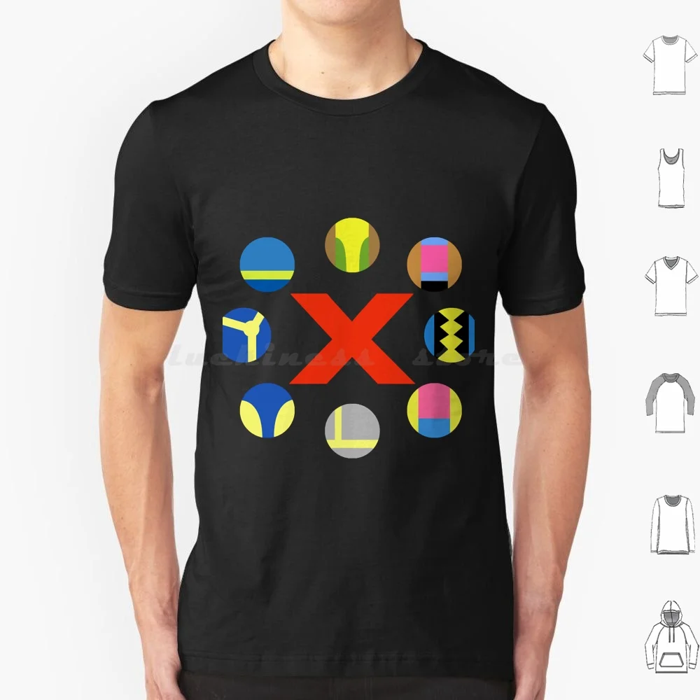 X Team Go T Shirt Big Size 100% Cotton X Men Beast Cartoon Cyclops Gambit Jean Grey Jubilee Mutant Rogue