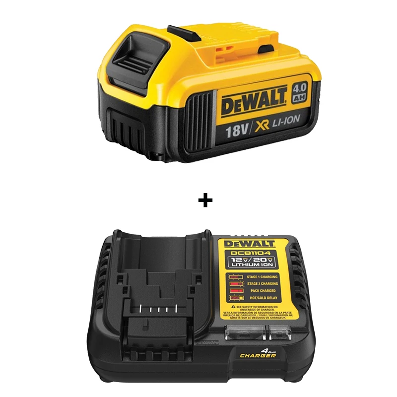 DEWALT Original Lithium Battery Charger XR 18V 20V 4AH 5AH DCB1104 DCB118 Universal Battery Sets