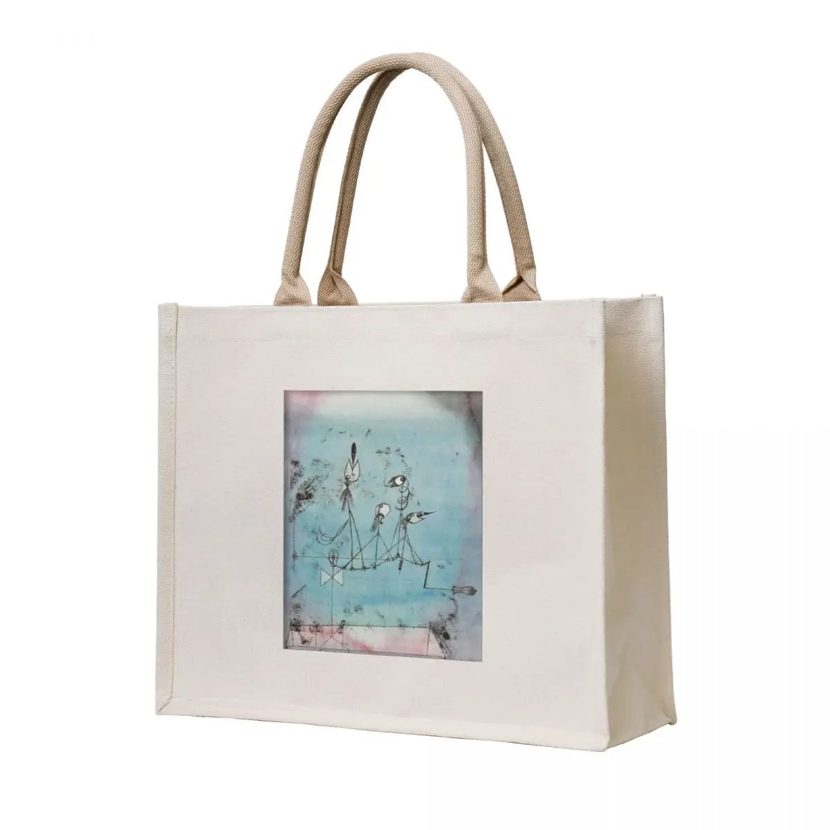 

Paul Klee - The twittering machine, Bauhaus artist Tote Bag sac pour femme tote bag reusable grocery bags