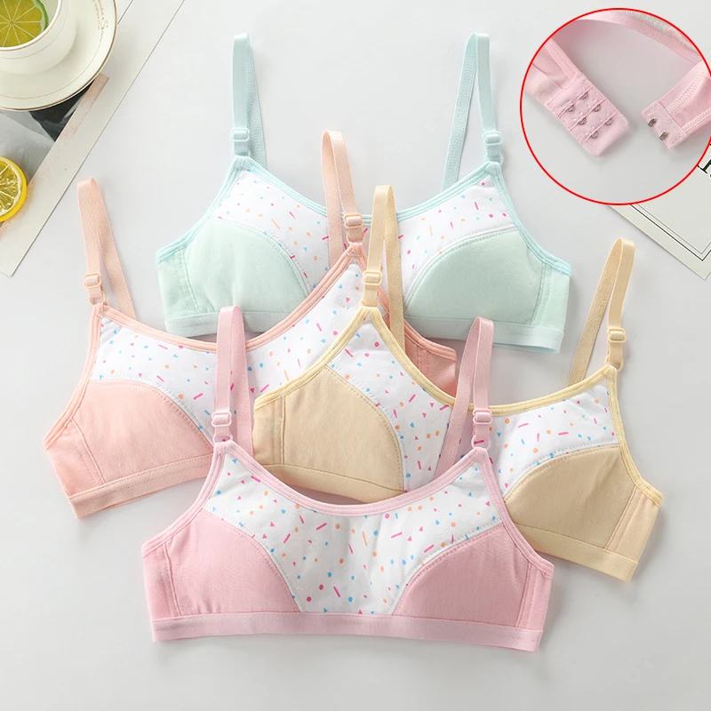 Girls' developmental period, girls' suspender underwear, no steel ring, student bra, middle school student, strapless, girls' yo