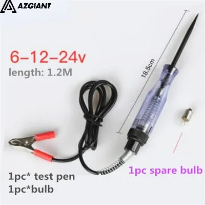 6V 12V 24V multi-function Automotive circuit testing test pen electrician line repair tool Car Light Lamp Voltage Test