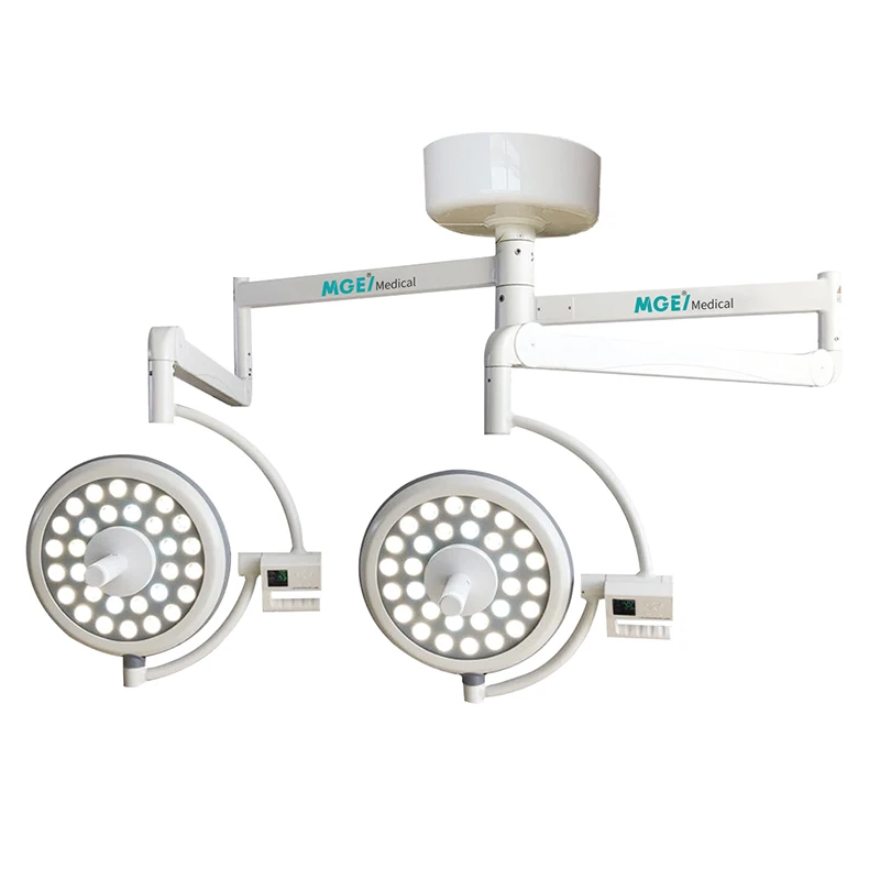 Medige Factory Price Ceiling Double Dome Advanced Operating Room Lamp Operation Lighting With Camera System