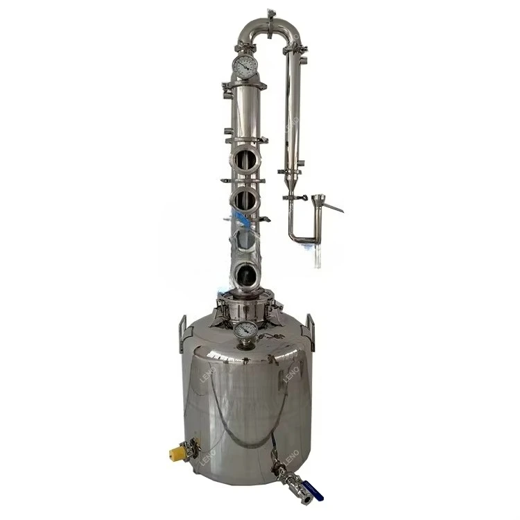 100L 200L 300L Small Stainless Steel Copper Electric Vodka Brandy Rum Gin Whiskey Home Distillation Still Distiller