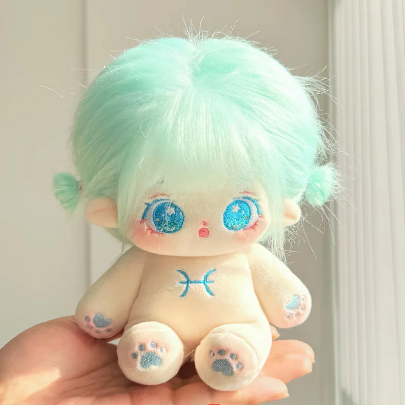 20cm Idol Doll Plush Twelve Zodiac Signs Cotton Star Dolls Kawaii Stuffed Baby Plushies Dolls Toys Fans Collection Children Gift