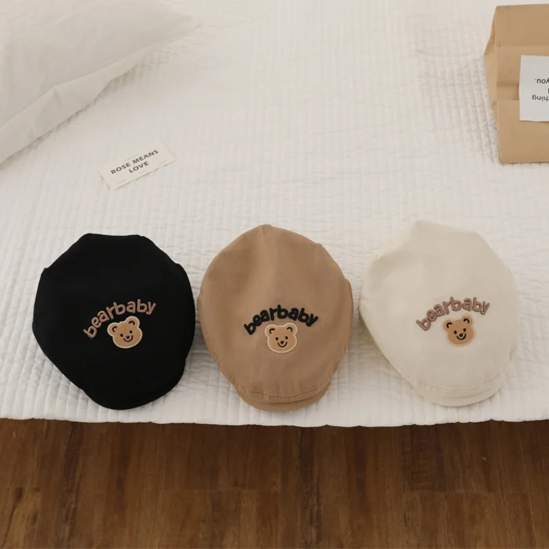 

Summer Toddler Boys Girls Cotton Baseball Caps Catoon Bear Outdoor Hats Berets Brand Sun Hat Unisex Duckbill Caps 2-5years