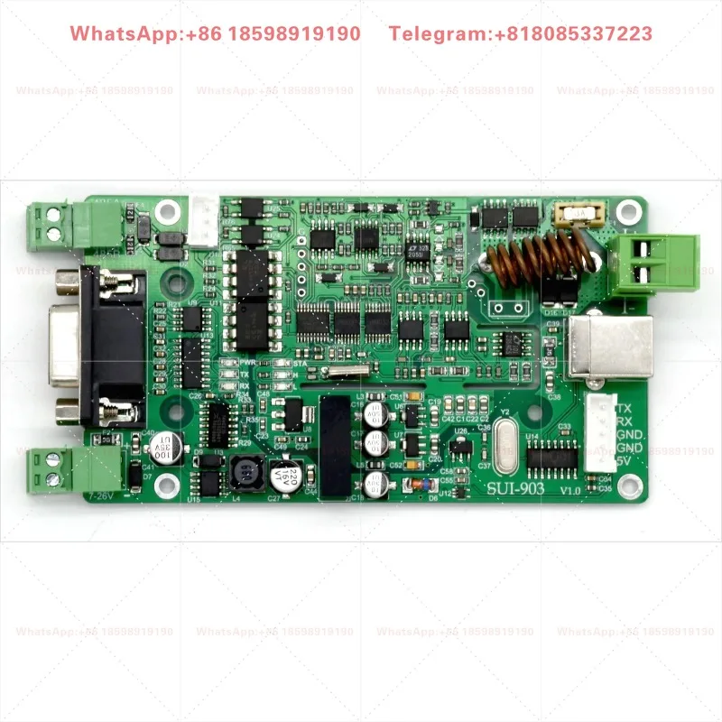 SUI-903 Ammeter uA Current Detection Card - Serial Communication, Measures ±Current (500uA-2A Large Current)