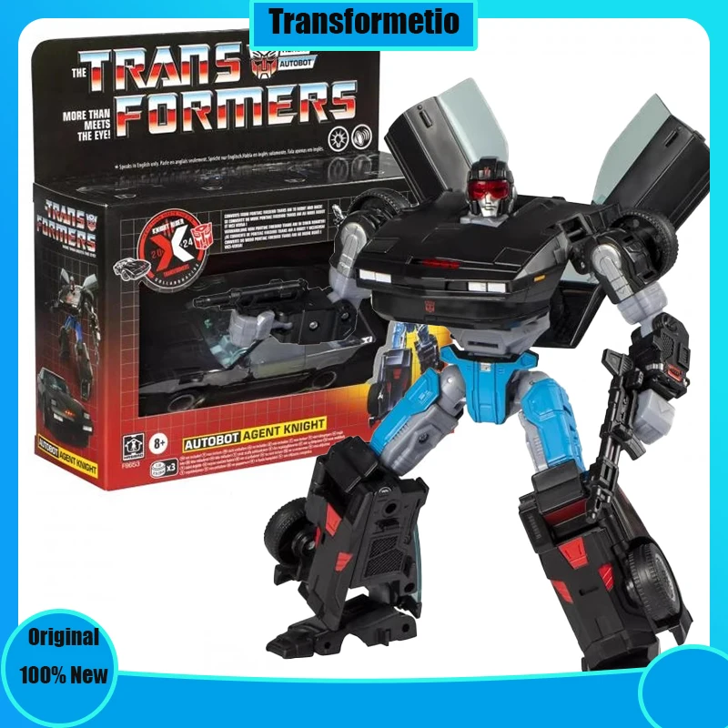 Original Transformetion Collaborative: Knight Rider x Transformetion Autobot Agent Knight Figure with Electronic Lights and Soun