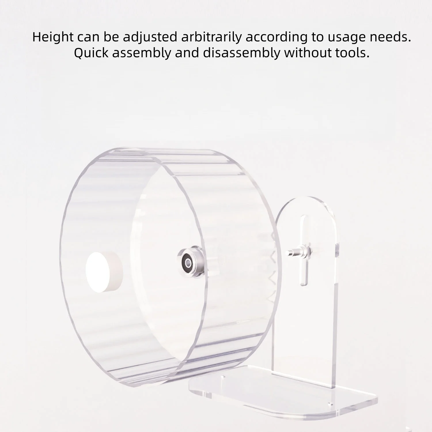 Acrylic Large Hamster Wheel Silent Roller Hamster Running Wheel for Small Animal Sports Running Toy