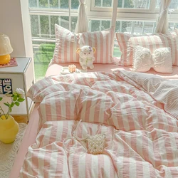 Bed linen Nordic Sling Summer duvet set Bedding Sets Duvet Cover Set Quilt Cover Bed Sheet Quilt Sets Queen Size Comforter Sets