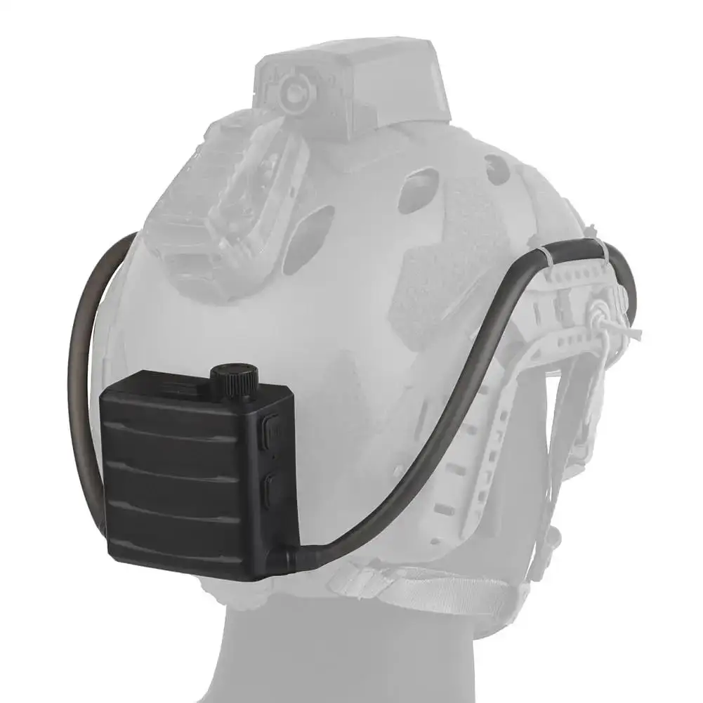 

Tactical Goggles Fan Defogger Anti-fog Kit Eyewear Air Defog For Airsoft Shooting Motocross Skiing Mountaineering Clear Vis H4t9